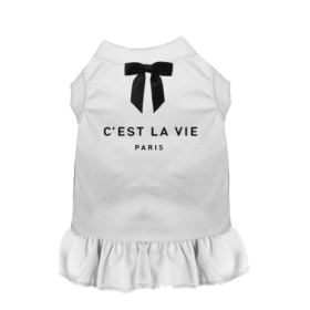 C' EST LA VIE (Color: White, size: large)