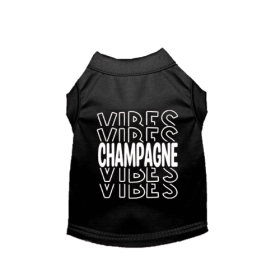 Champagne Vibes Dog Shirt (size: large)