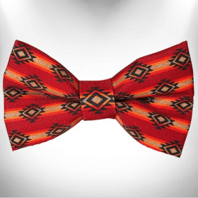 Southwestern Bow Tie (Color: Sky Fire, size: )