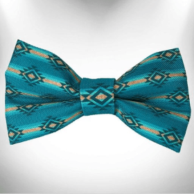 Southwestern Bow Tie (Color: Turquoise Sky, size: )