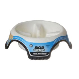 JW Pet Skid Stop Slow Feed Bowl (size: medium)