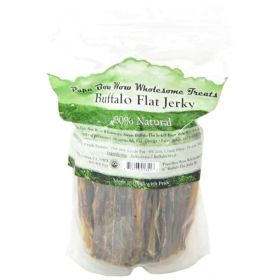 Papa Bow Wow Buffalo Flat Jerky (size: 6" Long - 1 lb)