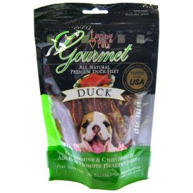 Loving Pets Gourmet Duck Chew Strips (size: 3 oz)