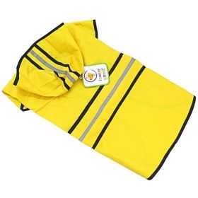 Fashion Pet Rainy Day Dog Slicker (Color: Yellow, size: large)