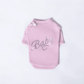 Baby Tee (Color: Pink, size: XXS)