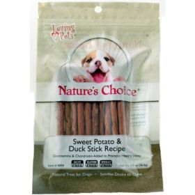 Loving Pets Nature's Choice Sweet Potato & Duck Meat Sticks (size: 2 oz)