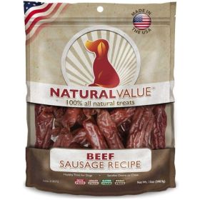 Loving Pets Natural Value Beef Sausages (size: 14 ox)