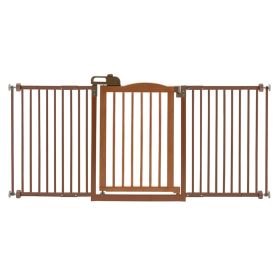 One-Touch Gate II Wide (Color: Brown)