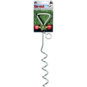 Prevue Pet Products 18 Inch Spiral Tie-Out Stake Heavy Duty (size: 18" - Spiral Heavy)