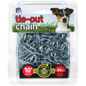 Prevue Pet Products 10 Foot Tie-out Chain Medium Duty (size: 10' - Medium Chain)