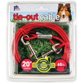 Prevue Pet Products 20 Foot Tie-out Cable Medium Duty (size: 20' - Medium Cable)