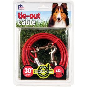 Prevue Pet Products 30 Foot Tie-out Cable Medium Duty (size: 30' - Medium Cable)