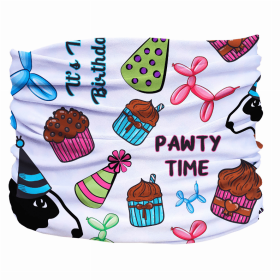 Birthday Pawty Pup Scruff (Color: Multi, size: XS)